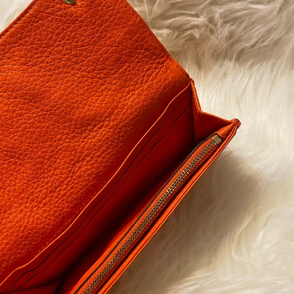 New Tory Burch Amalie Envelop Continental Wallet - Picture 3 of 4